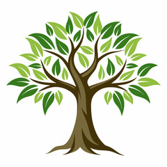Fototapeta premium green tree vector