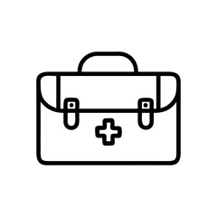 Icon of a doctorchest / first aid kit