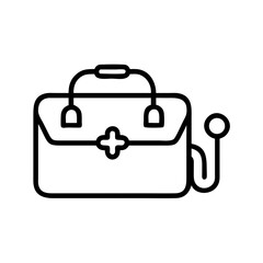 Icon of a doctorchest / first aid kit