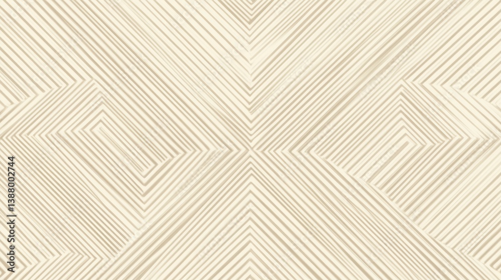 Poster Elegant parallel lines create a soft optical illusion with monochrome shades enhancing visual depth and texture in an abstract design