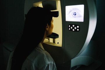 Perimetry visual field test helps detect early glaucoma by assessing complete eyesight, including...