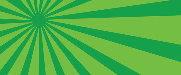 green sunburst background design