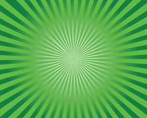Obraz premium green sunburst background design