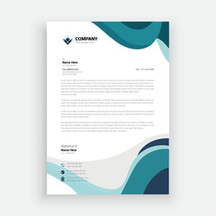 148. Professional Corporate Letterhead pad Layout Template.