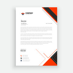 151. Professional Corporate Letterhead pad Layout Template.
