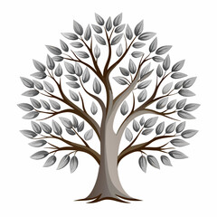 Obraz premium vector tree silhouette