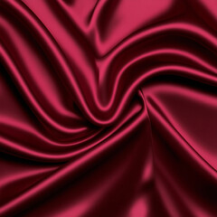 Obraz premium Red satin silk background. Vector 