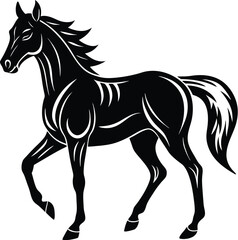 Belmont stakes horse silhouette vector designs 4