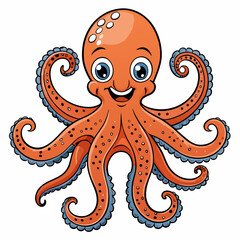 octopus cartoon illustration