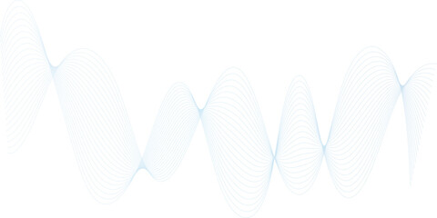 abstract blue wave line on the white background image unique pattern graphics element modern summer creative gradient effect on the line vector illustration futuristic technological canvas template