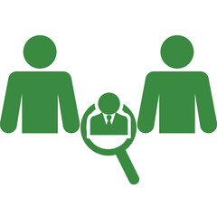 People, search, human resources icon