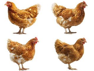 Golden Brown Hen Clipart