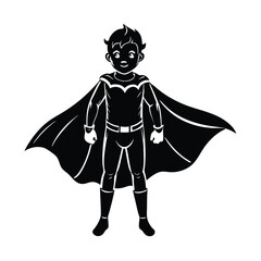 Obraz premium superhero silhouette