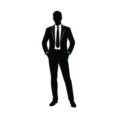 business man silhouette