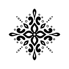 abstract floral ornament vector