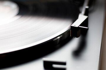 record player needle close up 