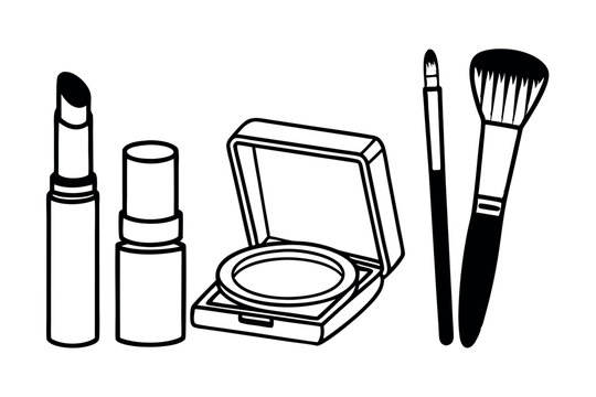 Premium Mackup Sets in Black Line Art Vector Style