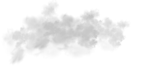 Abstract vector clouds, fog or smoke on an isolated transparent background. Dust cloud. Desert smoke. Sandstorm. 3D smog explosion. Cloud, smoke, png.	