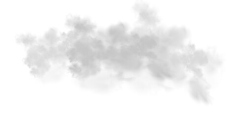 Abstract vector clouds, fog or smoke on an isolated transparent background. Dust cloud. Desert smoke. Sandstorm. 3D smog explosion. Cloud, smoke, png.	