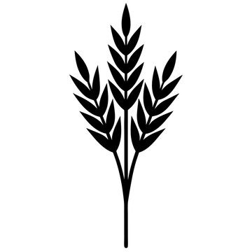 recommend clip art: flowers flax silhouette vector illustrator