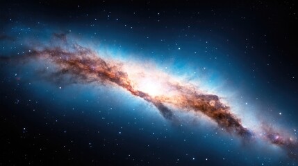 Obraz premium Cosmic nebula, vibrant colors, vast space
