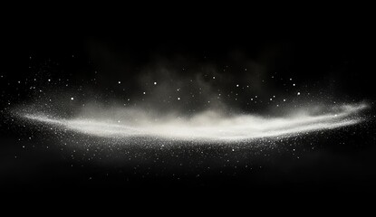 Cosmic Nebulae Eruption A Majestic Display of Intergalactic Matter in a Dramatic, Abstract Visual