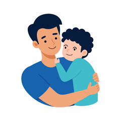 Obraz premium two people hugging .eps