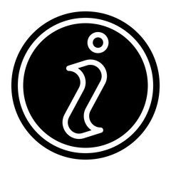 Tourist Information line icon