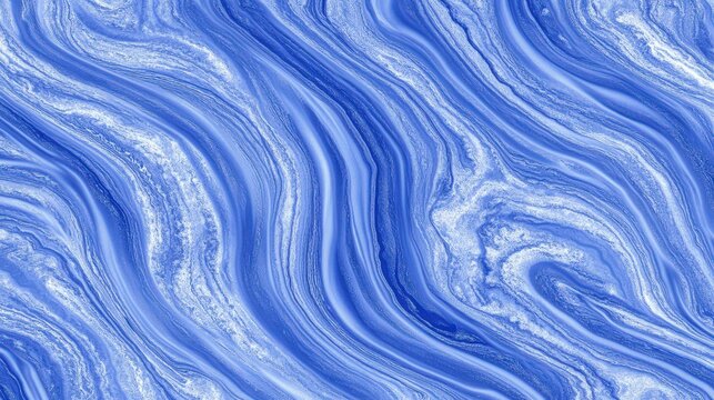 Swirling blue patterns create a calming atmosphere in a creative abstract composition