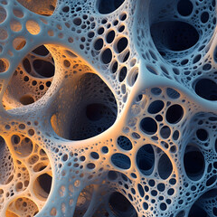 Intricate Lattice of Zeolite Crystal Highlighting Porous Structure and Molecular Sieving Capability