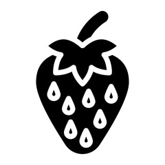 Strawberry line icon