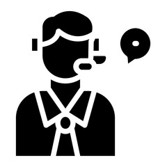 Customer Relationship Management line icon