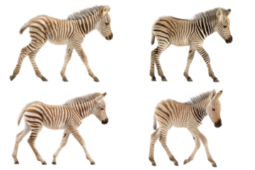 Adorable Zebra Foal Walking