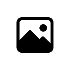 Image icon &ndash; minimalist photo placeholder symbol