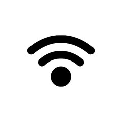 Wi-Fi icon – minimalist signal strength symbol