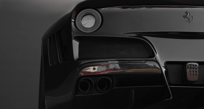 Ferrari F12 N-Largo R black car