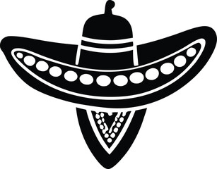 Cinco De Mayo Silhouette, Mexican Event Silhouette, Cinco De Mayo Vector