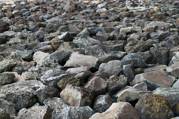 Textura de pedras e rochas