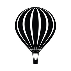 Fototapeta premium Hot air balloon Isolated With White Background