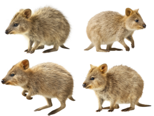 Adorable Baby Quokka Hopping