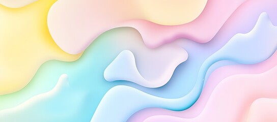 An abstract background with colorful fluid - like shapes, presenting a vibrant and playful visual, perfect for creative, festive, or youth - oriented design backgrounds.