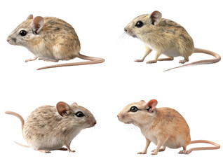 Kangaroo Rat Side View Illustration