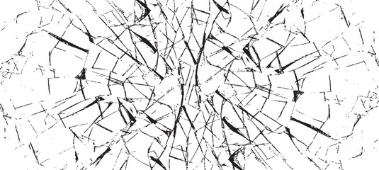 Fototapeta premium Scratched and Cracked Grunge Urban Background Texture Vector. Dust Overlay Distress Grainy Grungy Effect. Distressed Backdrop Vector Illustration. Isolated Black on White Background. EPS 10.