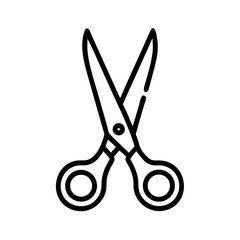 Scissors Icon for Creativity and Crafting Topics