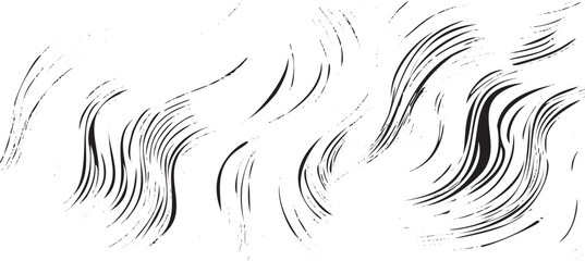 Fototapeta premium Vector brush sroke texture. Distressed uneven grunge background. Abstract distressed vector illustration. Overlay over any design to create interesting effect and depth. Black isolated on white. EPS10