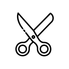 Scissors Icon for Creativity and Crafting Topics