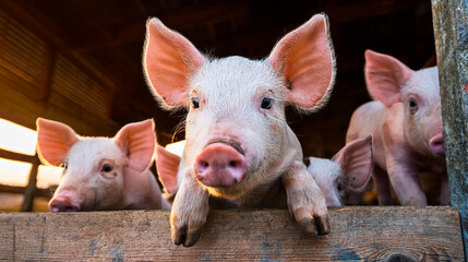 Neugierige Ferkel