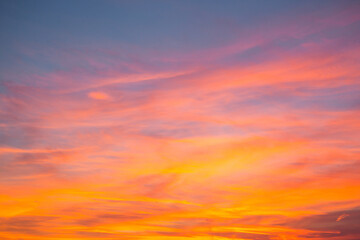 A Stunning Sunset Sky Filled with Vibrant Colors That Captivate the Eye and Heart
