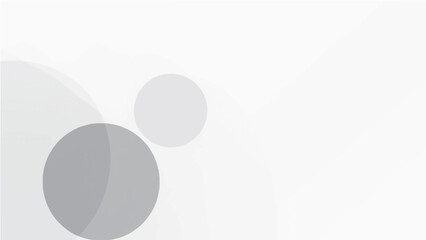 A vector illustration of a light gray and white background with semi-transparent overlapping circles. The circles vary in size and opacity, creating a soft, modern look. The design is minimal abstract