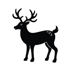 reindeer silhouette art